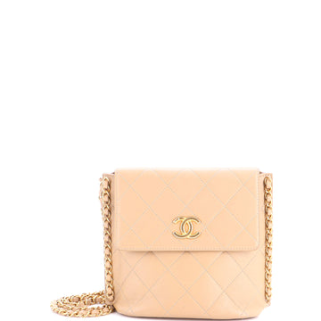 Chanel Chain Flap Hobo Quilted Calfskin