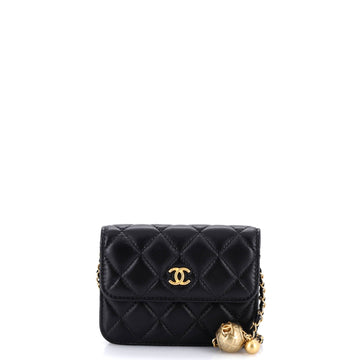 Chanel Pearl Crush Flap Clutch With