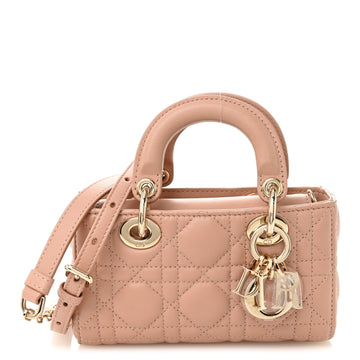 Christian Dior Lambskin Cannage Micro