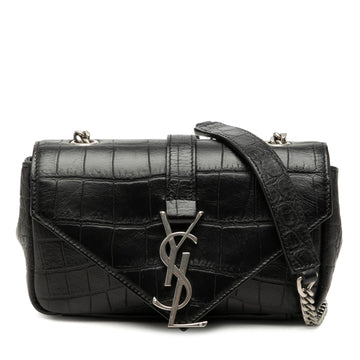 Saint Laurent Baby Croc Embossed