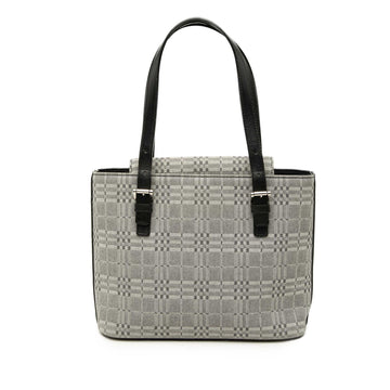 Burberry Tonal Check Canvas Tote Pre-