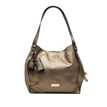 Burberry Small Metallic Grained Calfskin