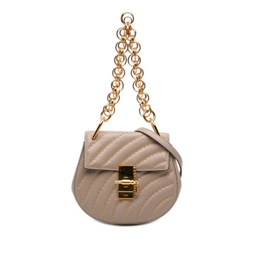 Chloé Mini Studded Leather Drew Bijou