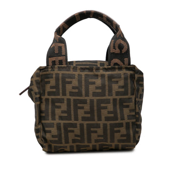 Fendi Mini Zucca Canvas Handbag Pre-