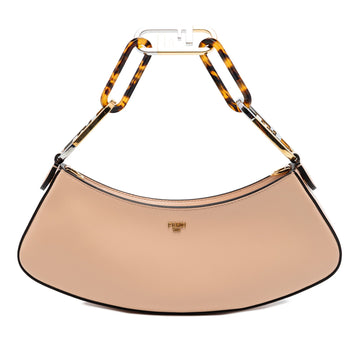 Fendi Leather O Lock Swing Satchel Pre-