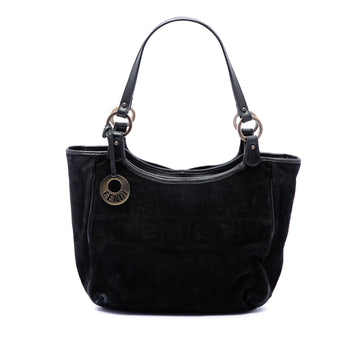 Fendi Zucca Suede Chef Tote Pre-Loved