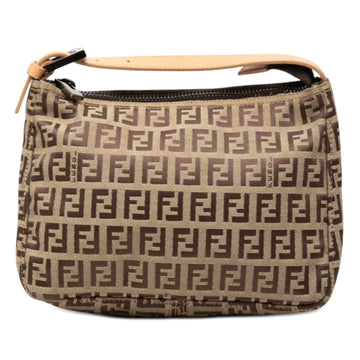 Fendi Zucchino Canvas Handbag Pre-Loved