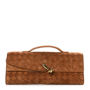Bottega Veneta Suede Intrecciato Long