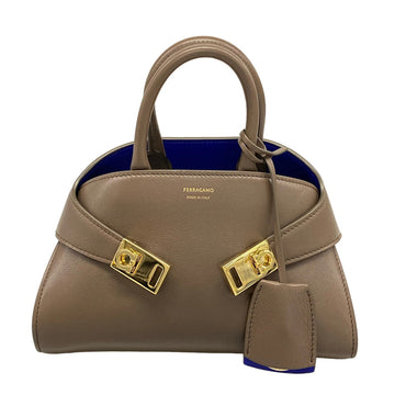 Salvatore Ferragamo Hug Bicolor Handbag