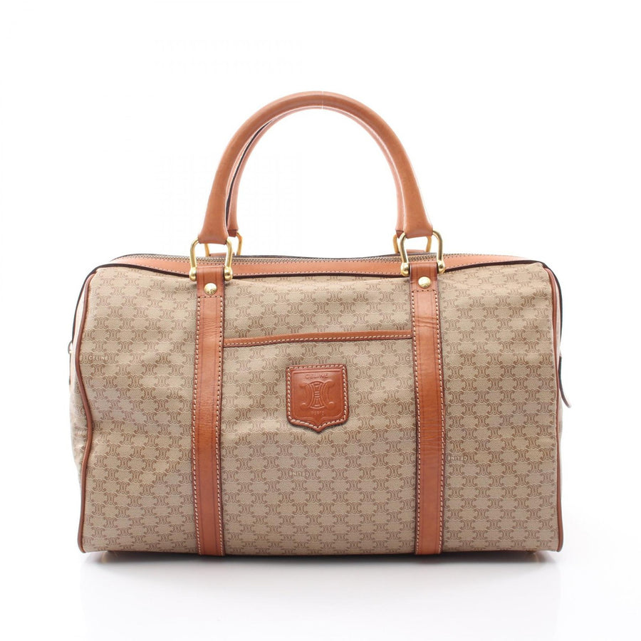 Celine Macadam Hand Bag Pvc Coated
