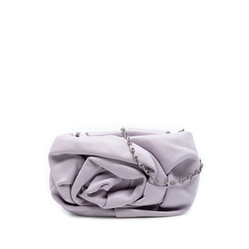 Burberry Lambskin Rose Chain Clutch Pre-