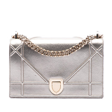Dior Medium Metallic Calfskin Ama Flap
