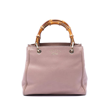 Gucci Small Calfskin Bamboo Shopper