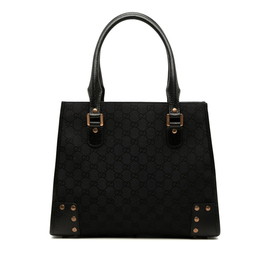 Gucci Gg Canvas Nailhead Tote Pre-Loved