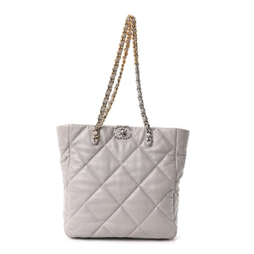 Lambskin Quilted Chanel 19 Shopping Bag