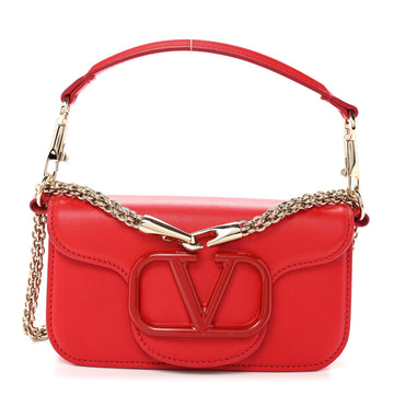 Valentino Garavani Calfskin Enamel Vlogo