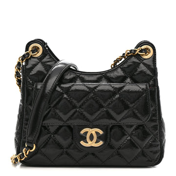 Chanel Shiny Crumpled Calfskin Quilted
