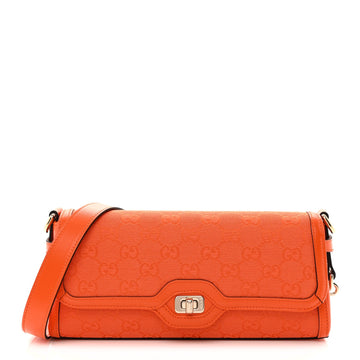 Gucci Gg Textured Dollar Calfskin Small
