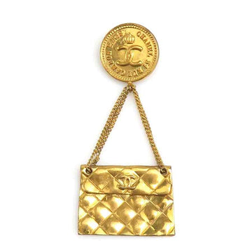 Chanel Cc Logo Bag Motif Brooch