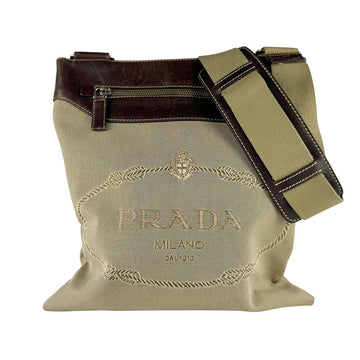 Prada Crossbody Shoulder Bag Brown