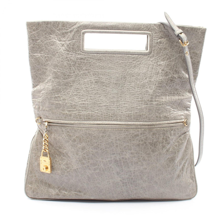 Miu Nappa Charm Shoulder
