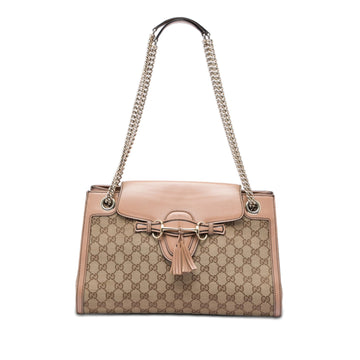 Gucci Large Gg Canvas Emily Shoulder Bag