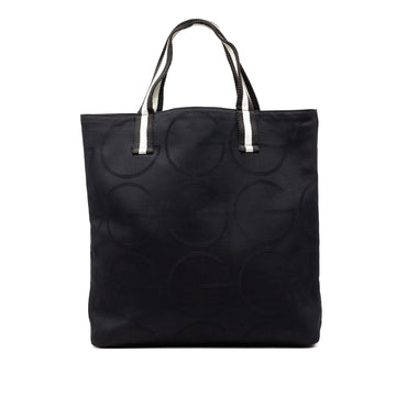 Gucci Canvas G Web Tote Pre-Loved Black