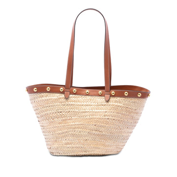 Celine Large Raffia Classic Studded