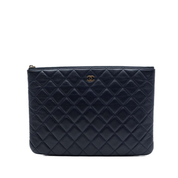 Chanel Medium Quilted Lambskin O Case