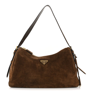 Prada Scamosciato Suede Large Aimee