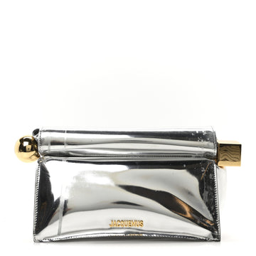 Jacquemus Metallic Patent Calfskin La