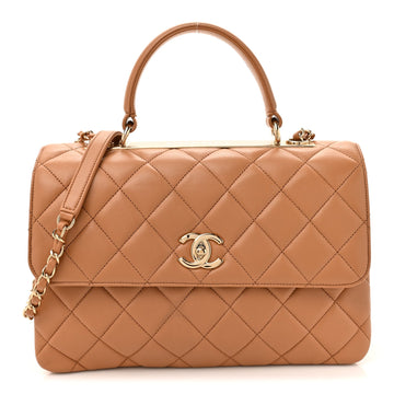 Chanel Lambskin Quilted Medium Trendy Cc