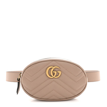 Gucci Calfskin Matelasse Gg Marmont Belt