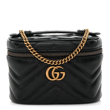 Gucci Calfskin Matelasse Chevron Mini Gg