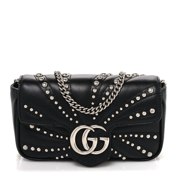 Gucci Calfskin Matelasse Studded Super