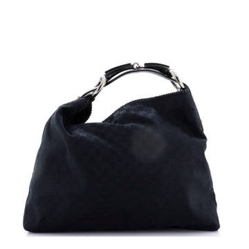 Gucci Horsebit Hobo Gg Canvas Large