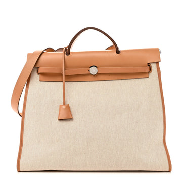 Hermes Toile Vache Hunter Herbag Zip 39