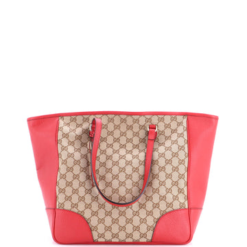 Gucci Bree Tote Gg Canvas With Leather