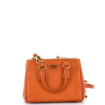 Prada Double Zip Lux Tote Saffiano