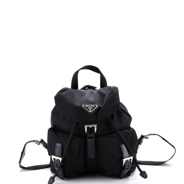Prada Double Front Pocket Backpack