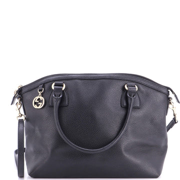 Gucci Gg Charm Convertible Dome Satchel