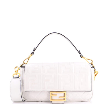 Fendi Baguette Nm Bag Zucca Embossed