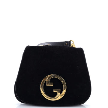 Gucci Vintage Blondie Flap Bag Suede