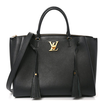 Louis Vuitton Calfskin Lockmeto Black
