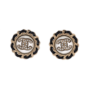 Chanel Chain Around Cc Stud Earrings