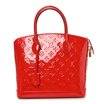 Louis Vuitton Vernis Lockit Pm Cherry