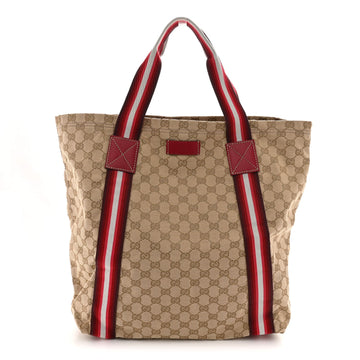 Gucci Gg Medium Web Handle Vertical Tote