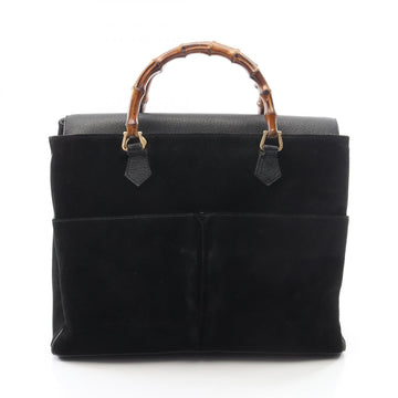 Gucci Bamboo Shoulder Handbag Leather