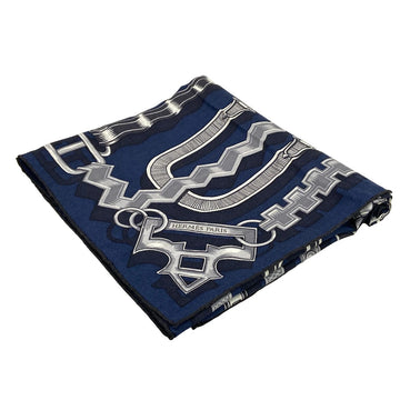 Hermes Blue Marine Griffonce Gris Clair