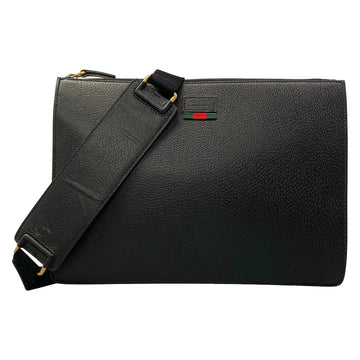 Gucci Black Leather Shoulder Bag